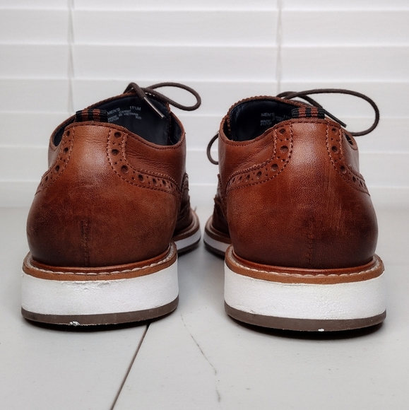 Cole Haan Morris Men's Brown Leather Office Comfort Fit Wingtip Oxfords Sz 11.5 - Picture 5 of 15